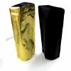 100-4 oz.Gold and Matte Black Combo Coffee/Tea Bags, Food Packaging, Coffee Favor Bags, Foil Product Packaging view 2