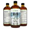 Kaiame Naturals Colloidal Silver, Ionic Silver Solution, 10 PPM, Large 32 oz Glass Bottle, Natural Immune Support Supplement, Safe for Adults, Children, and Pets view 2