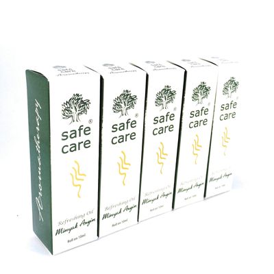 Safe&Care Safe Care Roll on Refreshing Oil Aromatherapy, 10 Ml (Pack of 5)