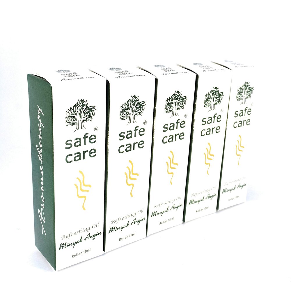 Safe&Care Safe Care Roll on Refreshing Oil Aromatherapy, 10 Ml (Pack of 5)