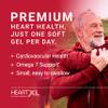 HeartXL Omega-7 Blend Cardiovascular Health Support - Promotes Healthy Metabolism - Gluten-Free Heart Health Supplement - 30 Soft Gels view 2