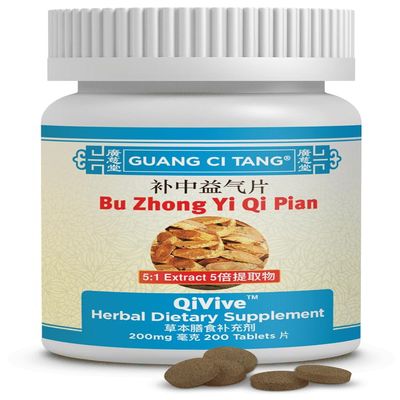 Active Herb Bu Zhong Yi Qi Pian QiVive Promote Physical Strength