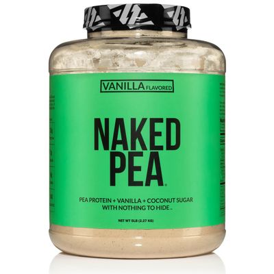 NAKED Pea - Vanilla Pea Protein - Pea Protein Isolate from North American Farms - 5lb Bulk, Plant Based, Vegetarian & Vegan Protein. Easy to Digest, Non-GMO, Gluten Free, Lactose Free, Soy Free
