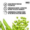 NAKED Pea - Vanilla Pea Protein - Pea Protein Isolate from North American Farms - 5lb Bulk, Plant Based, Vegetarian & Vegan Protein. Easy to Digest, Non-GMO, Gluten Free, Lactose Free, Soy Free view 2