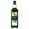 1883 Green Mint Syrup for Drinks, Made in France, 1 Liter Plastic Bottle view 1