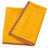 summer & sage, Boho Infant Massage Multi-use Kit, Large, Mustard, Cream Feathers view 2