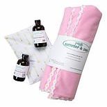 summer & sage, Boho Infant Massage Multi-use Kit, Large, Pink, White Arrows