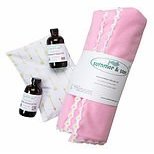 summer & sage, Boho Infant Massage Multi-use Kit, Large, Pink, White Arrows