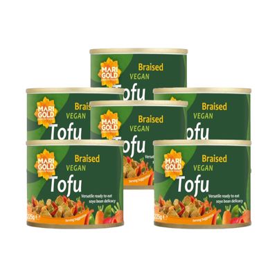 Marigold Braised Tofu Cans 6 x 225 g