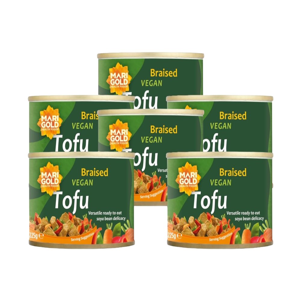 Marigold Braised Tofu Cans 6 x 225 g