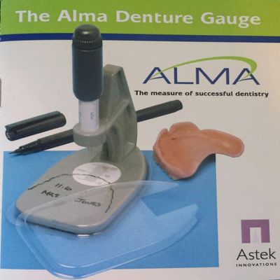 The Alma Denture Gauge
