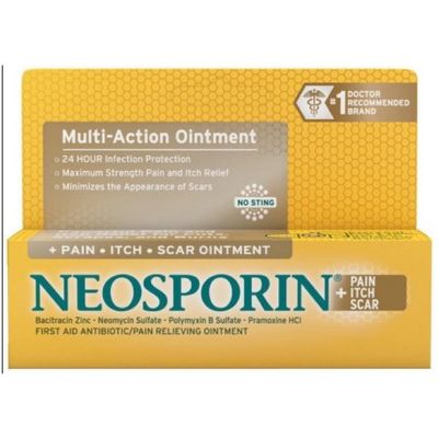 Neosporin Pain/Itch/Scar Multi-Action Ointment, 0.5 Ounce (6 Pack)