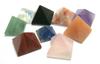 crystalmiracle Lot of 9 Multi Crystal Loose Mini Pyramids Bagua Vaastu Crystal Healing Wellness Psychic Energy Feng Shui Reiki Positive Energy Home Office Gift Gemstone Metaphysical view 1