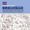 BOX USA Crinkle Paper 10 lb. White, 1-Pack | Packaging Paper for Shipping, Moving, and Storage Supplies view 2