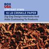 Box USA 10 lb. Kraft Crinkle Paper Packing, Shipping, and Moving Box Filler Shredded Paper for Box Package, Basket Stuffing, Bag, Gift Wrapping, Holidays, Crafts, and Decoration view 2
