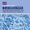 BOX USA Crinkle Paper 10 lb. Light Blue, 10-Pack | Packaging Paper for Shipping, Moving, and Storage Supplies view 2