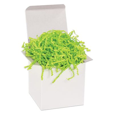 BOX USA Crinkle Paper 10 lb. Lime, 10-Pack | Packaging Paper for Shipping, Moving, and Storage Supplies
