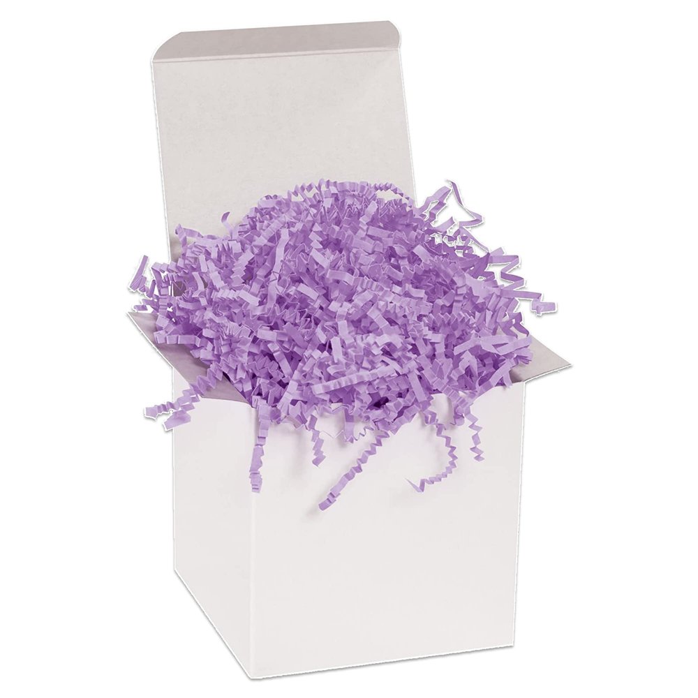 BOX USA Crinkle Paper 10 lb. Lavender, 10-Pack | Packaging Paper for Shipping, Moving, and Storage Supplies
