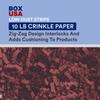 Box USA 10 lb. Burgundy Crinkle Paper Packing, Shipping, and Moving Box Filler Shredded Paper for Box Package, Basket Stuffing, Bag, Gift Wrapping, Holidays, Crafts, and Decoration view 2