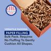 Box USA 10 lb. Burgundy Crinkle Paper Packing, Shipping, and Moving Box Filler Shredded Paper for Box Package, Basket Stuffing, Bag, Gift Wrapping, Holidays, Crafts, and Decoration view 3