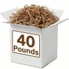 BOX USA 40 lb. Kraft Crinkle Paper for Packing, Shipping, and Moving - Shredded Paper Box Filler for Package, Basket Stuffing, Bag, Gift Wrapping, Holidays, Crafts, and Decoration view 1
