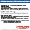 Yerba Prima Psyllium Whole Husk, 1 Bottle 12 oz - Fiber Supplement, Vegan, No Sugar or Artificial Sweeteners, Non GMO, Gluten Free view 3