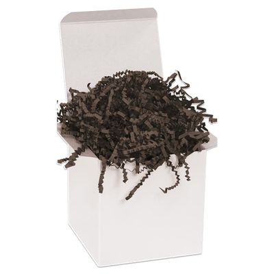 Box USA 10 lb. Chocolate Crinkle Paper Packing, Shipping, and Moving Box Filler Shredded Paper for Box Package, Basket Stuffing, Bag, Gift Wrapping, Holidays, Crafts, and Decoration
