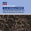 Box USA 10 lb. Chocolate Crinkle Paper Packing, Shipping, and Moving Box Filler Shredded Paper for Box Package, Basket Stuffing, Bag, Gift Wrapping, Holidays, Crafts, and Decoration view 2