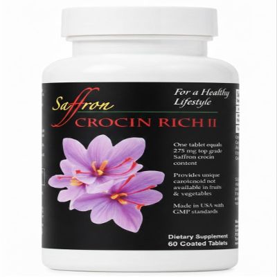25mg High-Purity Crocin (Key Saffron Active) | Supports Brain, Eyes, Nerve & Motor Function, Focus & Mobility | Natural Neuroprotective & Antioxidant Support | 60 Tablets