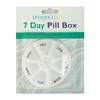 2 Round 7 Day Pill Box Medicine Organizer Daily Weekly Medication Holder Travel view 3