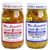 GOLDING FARMS 2 Pack - Mrs. Campbell's Chow Chow - One 16oz Jar of Each: Hot and Sweet view 1