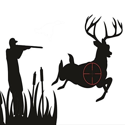 3" Round - Deer Hunter Birthday - Edible Cake/Cupcake Party Topper - D20630