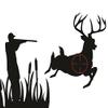 3" Round - Deer Hunter Birthday - Edible Cake/Cupcake Party Topper - D20630 view 1