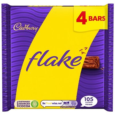 Original Cadbury Candy Bar Flake Chocolate Imported From The UK (Pack of 1)