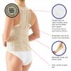 Neo-G Dorsolumbar Support Brace - Back Support For Early Kyphosis, Rounded Shoulders, Posture Correction, Muscular Aches, Lumbar Support - Fully Adjustable - Class 1 Medical Device - Medium - Long view 2