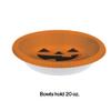 Club Pack of 96 Halloween Jack-o-Lantern Paper Party Banquet Dinner Bowls 20 oz view 2