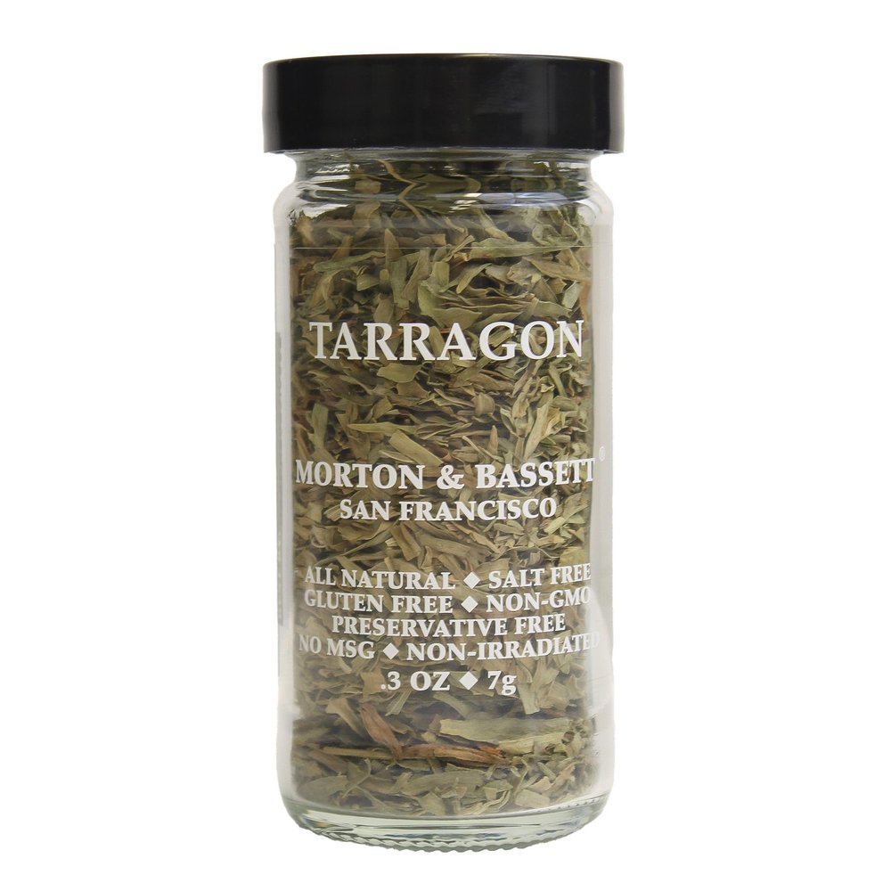Morton & Bassett Tarragon, 0.3 oz  Non-GMO, Salt-Free, Aromatic Herb for Sauces, Chicken & French Cuisine