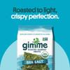 Gimme Seaweed Organic Premium Roasted Seaweed Snacks, Sea Salt, 6 Count, Keto, Vegan, Gluten-Free, Great Source of Omega3s and Iodine, Healthy On-The-Go Snack for Kids and Adults view 4