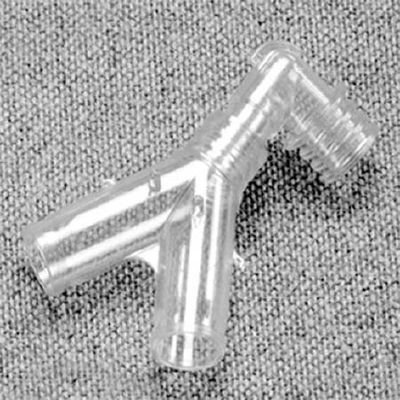 Y Adapter AirLife - Item Number 001831CS - with integral thermometer and pressure-sensing ports - 50 Each / Case