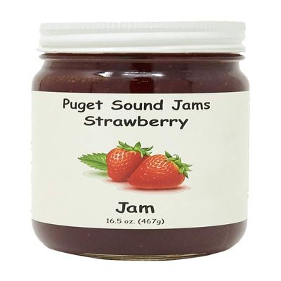 Puget Sound Strawberry Jam, 16.5 oz