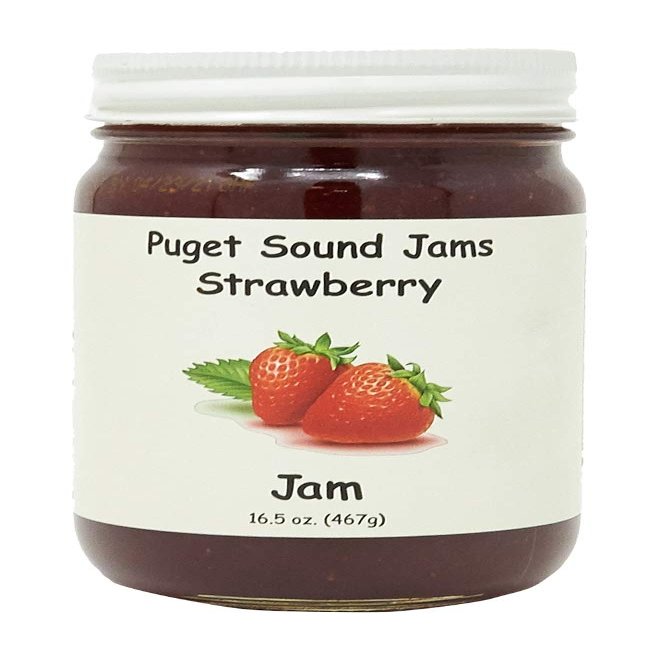 Puget Sound Strawberry Jam, 16.5 oz