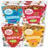 The Good Bean Crunchy Chickpeas - Variety Pack - (6 Pack) 6 oz - Sea Salt, Chili Lime, Sweet Sriracha, and Classic Hummus Roasted Chickpea Beans - Vegan Snack - Good Source of Plant Protein and Fiber view 1