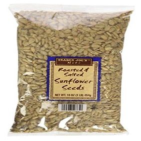 2 Pack of Trader Joe's Roasted & Salted Sunflower Seeds
