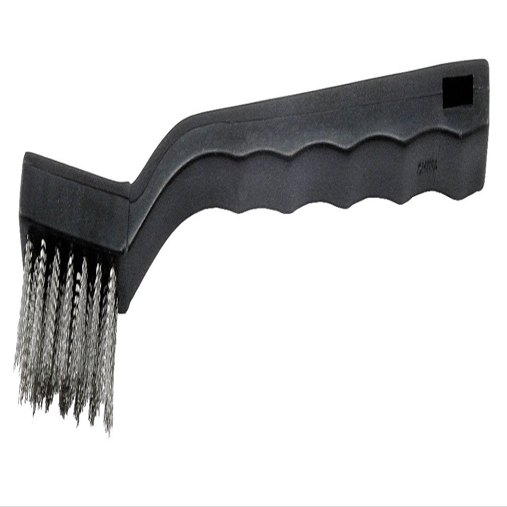 Hot Max 26209-12 7-1/4" Toothbrush Style Wire Brush with Plastic Handle (12 Pack)