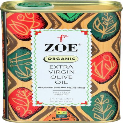 Zoe, Organic Extra Virgin Oil Olive, 25.5 Ounce