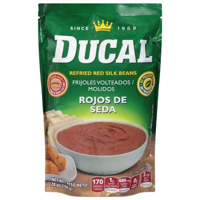 Ducal Refried Beans 28 oz Rojos de Seda