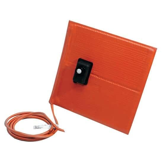 BriskHeat SRL06121ADJB Silicone Heating Blanket with Controller, for Metals, 6x12", 120 V, 180 W