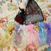 100pc Pearl Bead String 2x3" Mini Organza Gift Bag (PO1-Silver) US SELLER SHIP FAST view 2