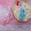 100pc Pearl Bead String 2x3" Mini Organza Gift Bag (PO1-Silver) US SELLER SHIP FAST view 3