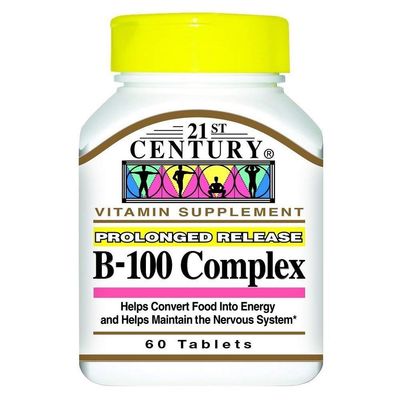 21st Century Vitamin B-100 Complex 60 Count (5 Pack)